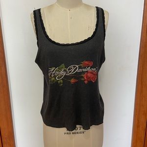 Vintage Harley Davidson tank